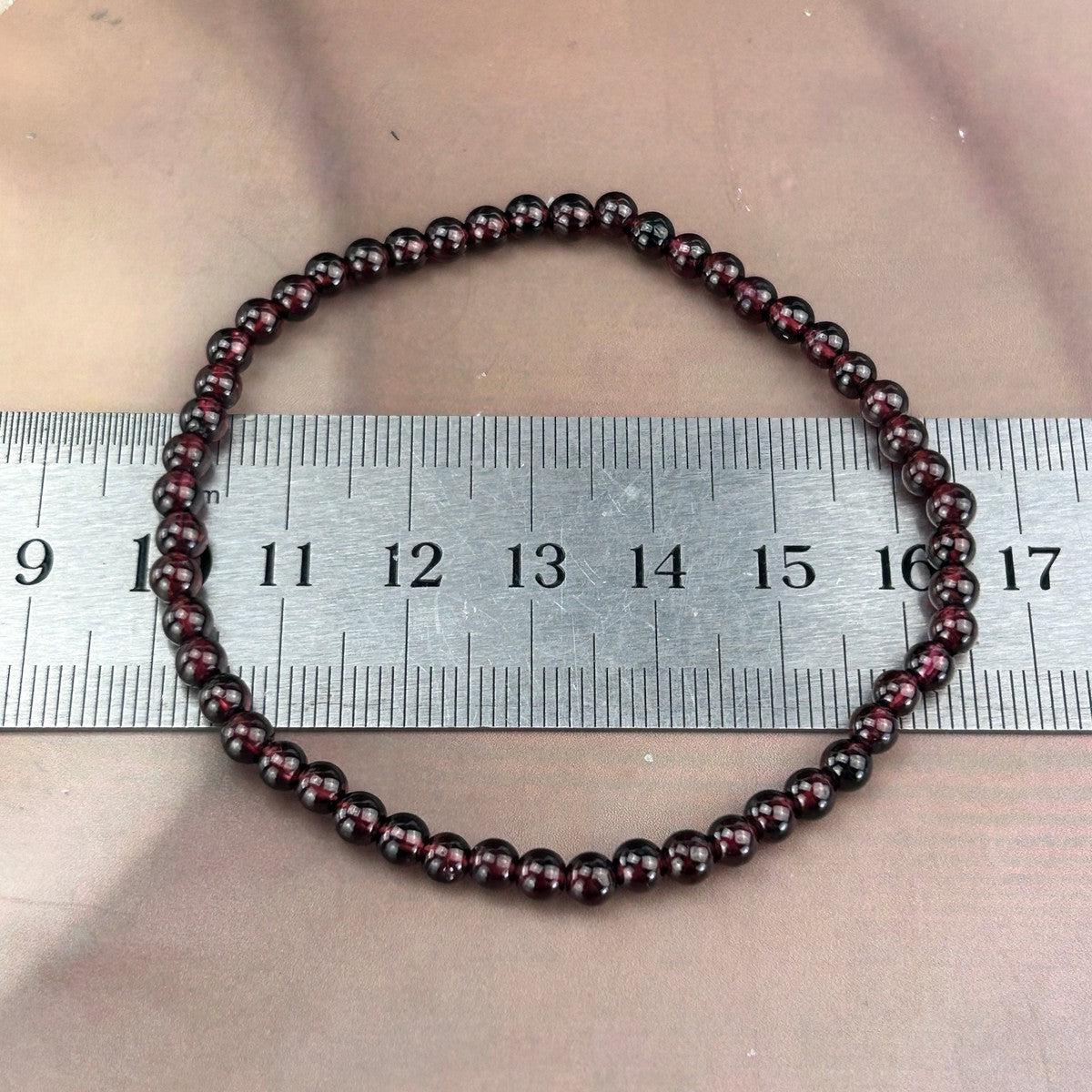 Round Crystal Beaded Bracelet