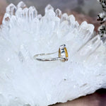 Assorted Gemstone Teardrop Cut Wave Ring