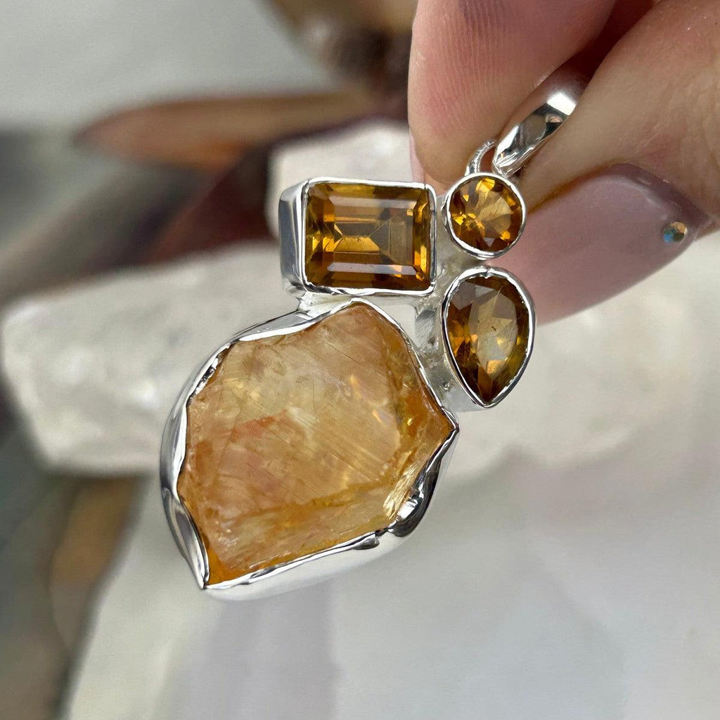 Citrine Cluster Pendant