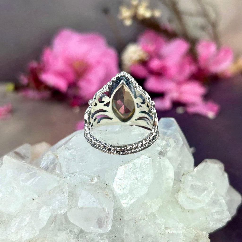 Citrine Gothic Ring