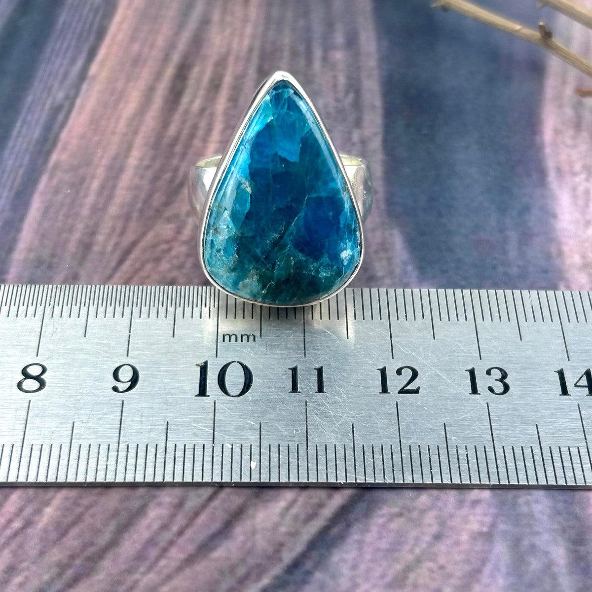 Blue Apatite Ring