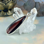 Elongated Teardrop Tiger's Eye Pendant