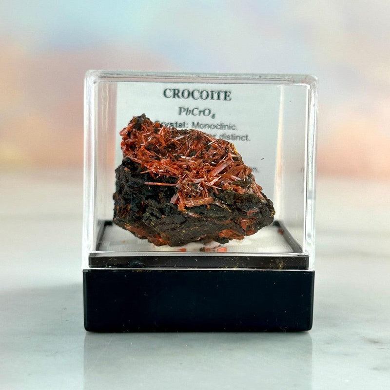 Crocoite Crystal Specimen