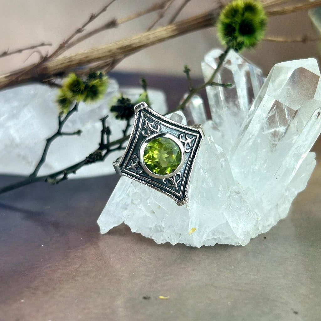 Medieval Style Gemstone Ring