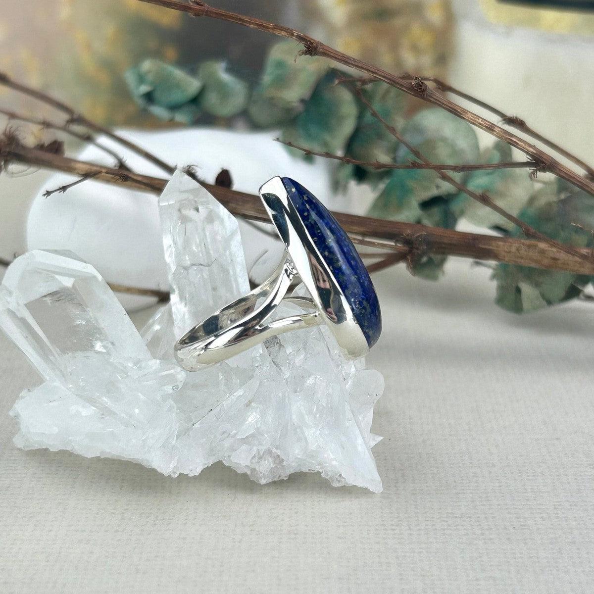 Stone With Gold Fleck Ring