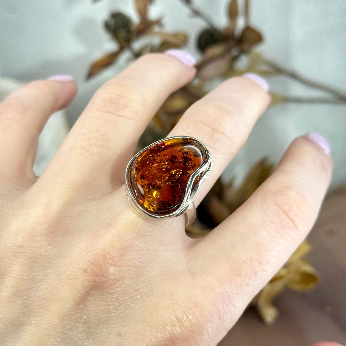 Authentic Baltic Amber Ring