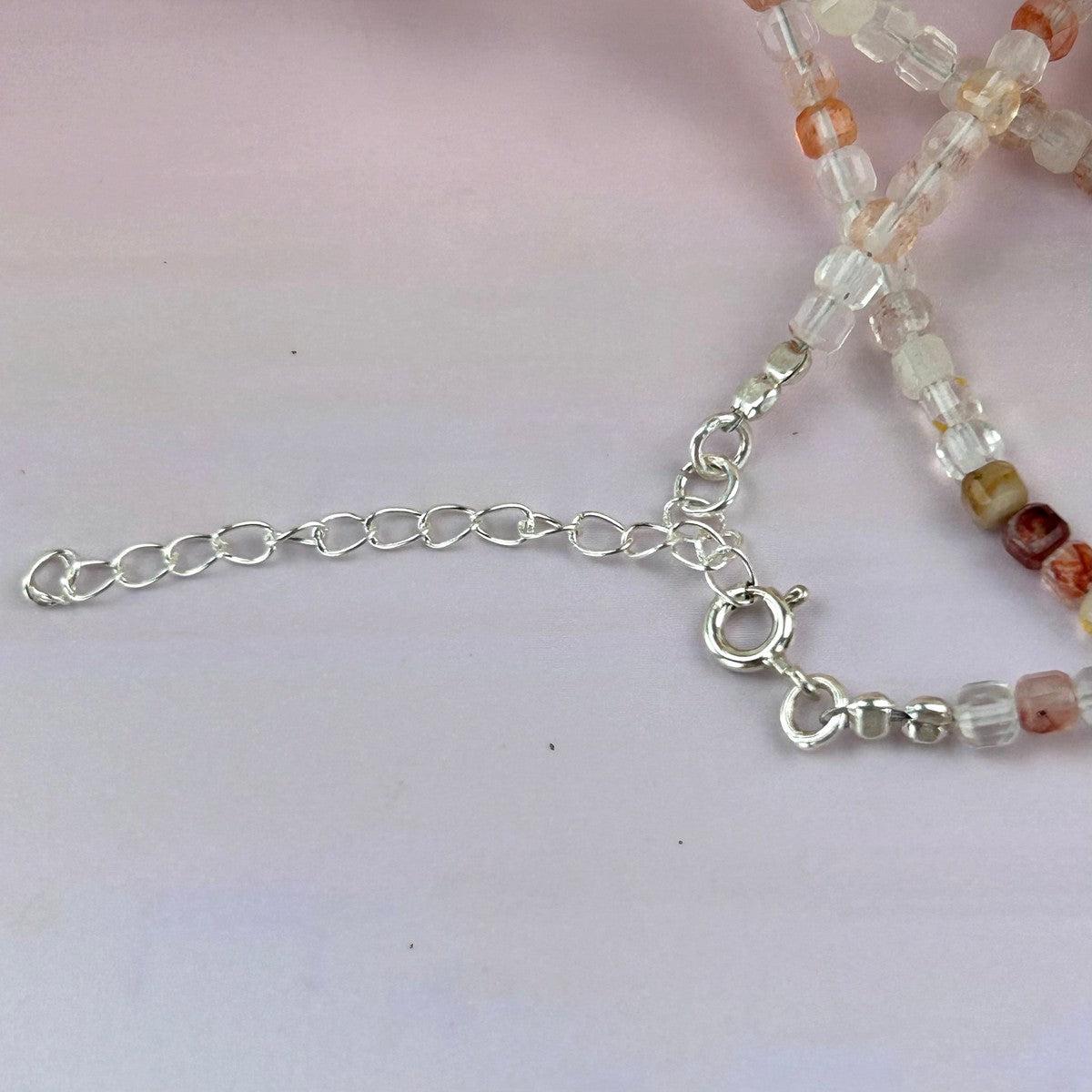 Sterling Silver Clasp Crystal Beads