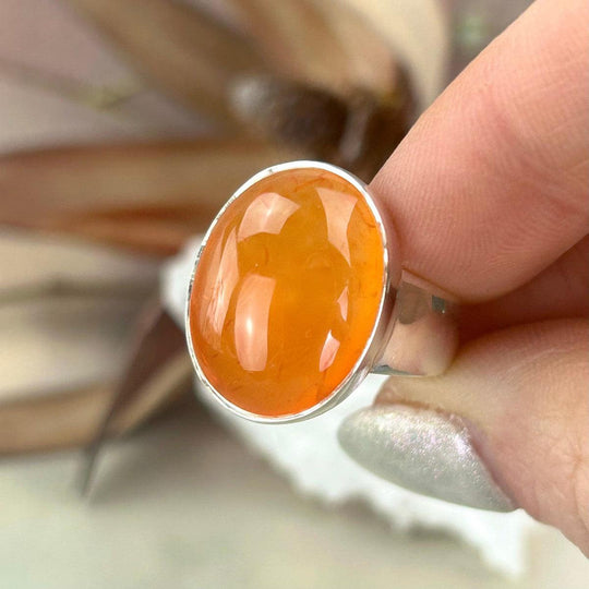 Carnelian Oval Ring