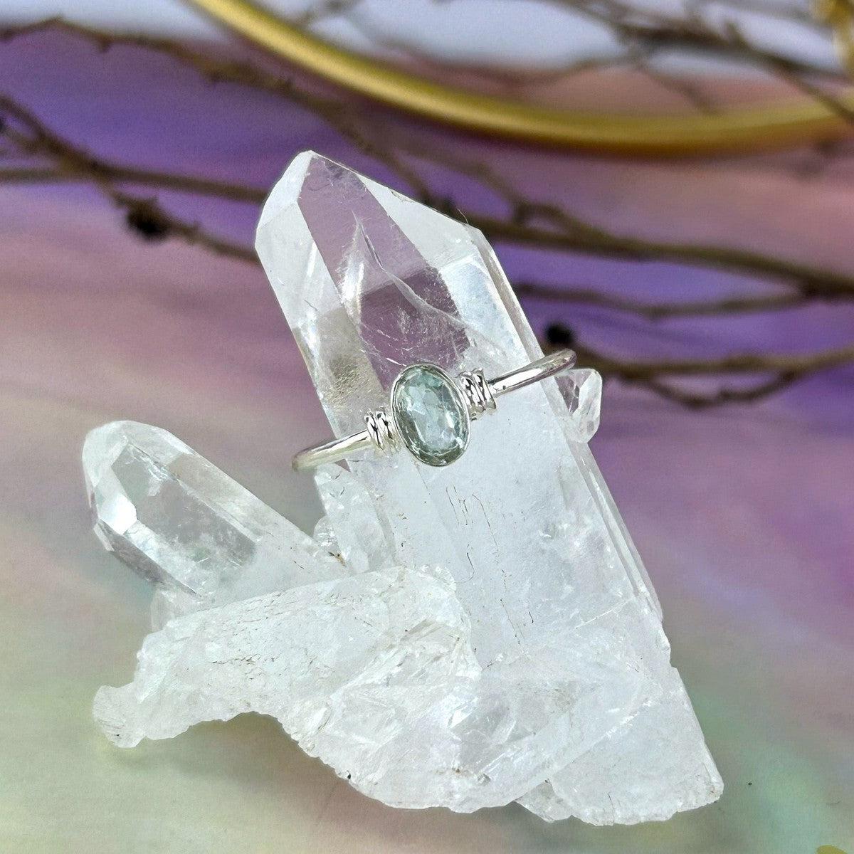 Ladies Blue Topaz Ring