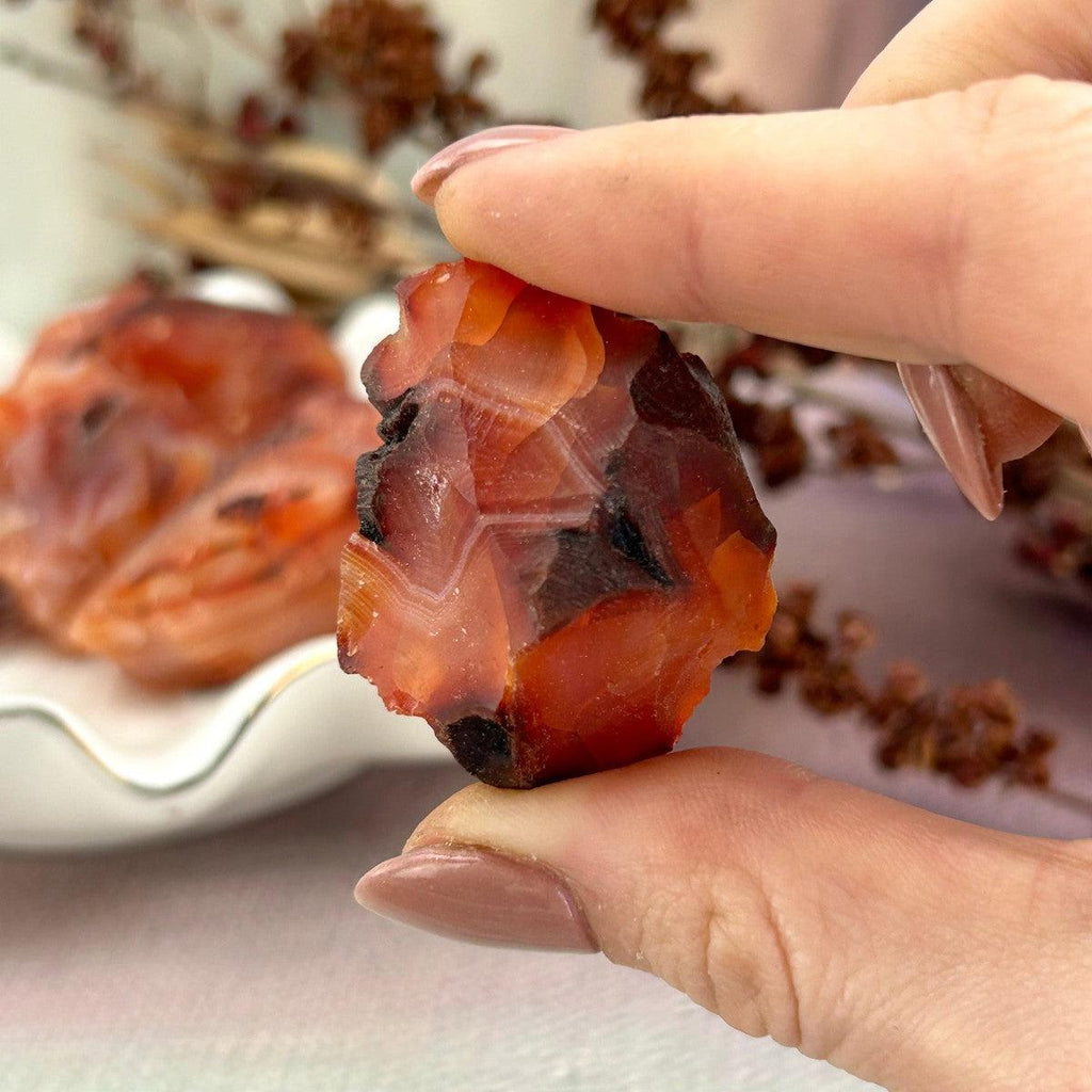 Raw Carnelian Crystal Piece