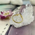 Bright Green Stone Ring