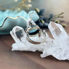 Rare Stone Gold And Silver Ring