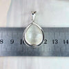 Sterling Silver White Crystal Pendant