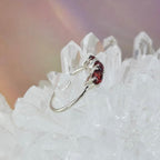 Assorted Gemstone Three Stone Stacker Rings