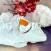 Carnelian Teardrop Ring