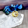 Yellow Gemstone Silver Ring