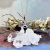 Baltic Cognac Amber Fairy Pendant