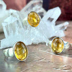 Natural Citrine Small Size Ring