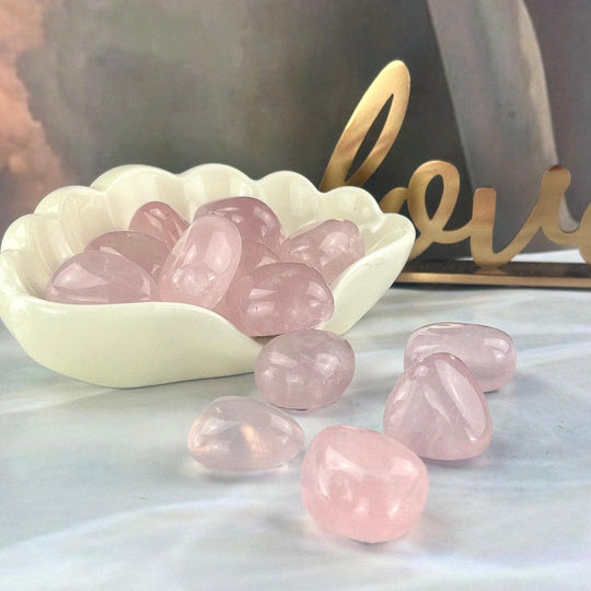 Rose Quartz Tumbled Stones