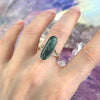 Dark Green Kyanite Ring