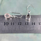 Small Rose Quartz Earrings