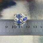 Real Gemstone Silver Ring