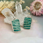 Zebra Stripe Crystal Earrings