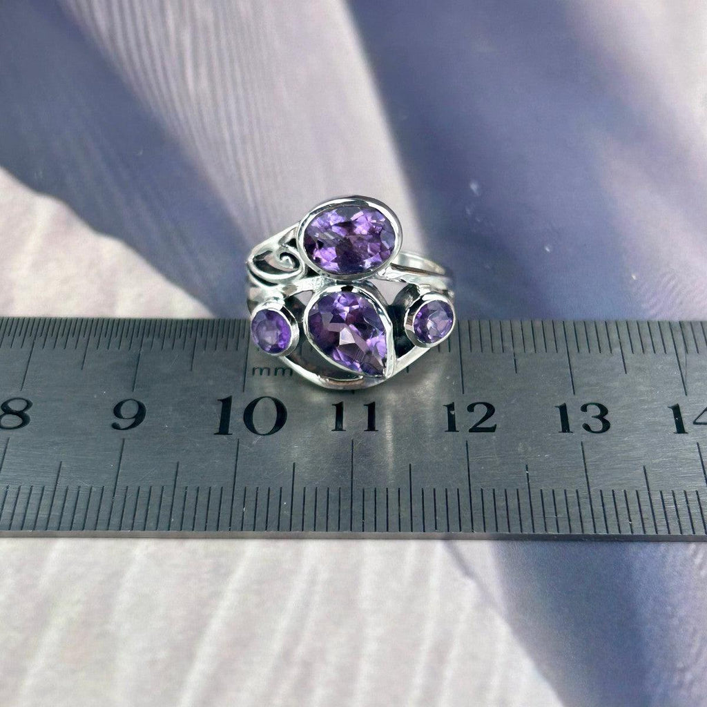 Amethyst Mixed Stone Ring