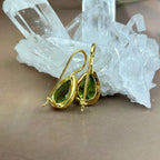 Peridot Teardrop Earrings