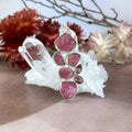Raw And Polished Pink Crystal Pendant