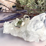 Green Amethyst Trillion Pendant