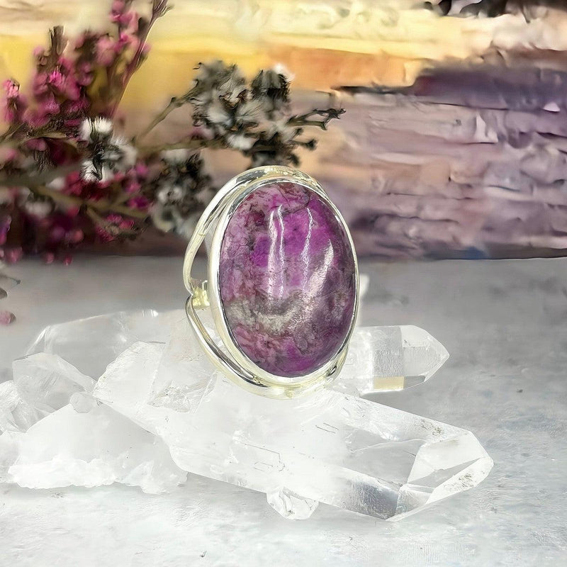 Cobalto Calcite Ring