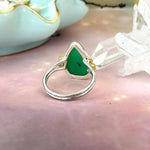 Women's Large Chrysoprase Ring