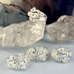 Modern Moonstone Ring