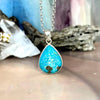 Turquoise With Pyrite Pendant