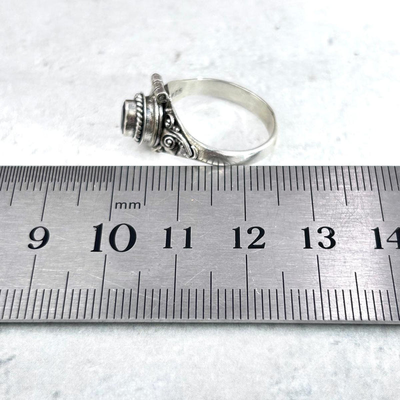Small Garnet Ring