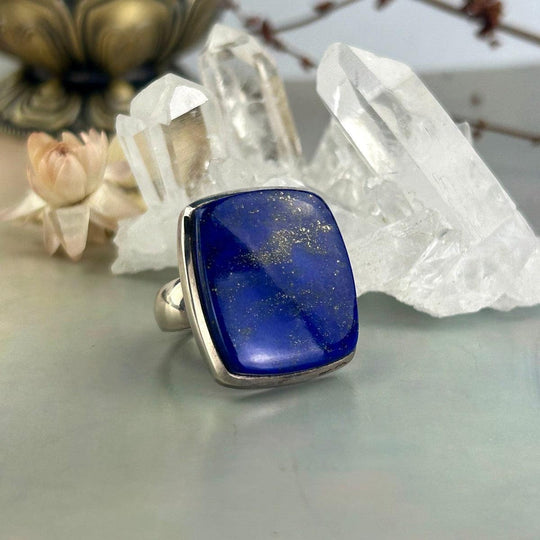 Lapis Lazuli Square Ring