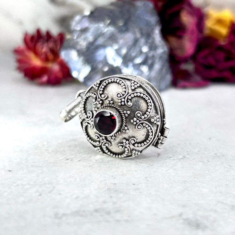 Gemstone Box Pendant