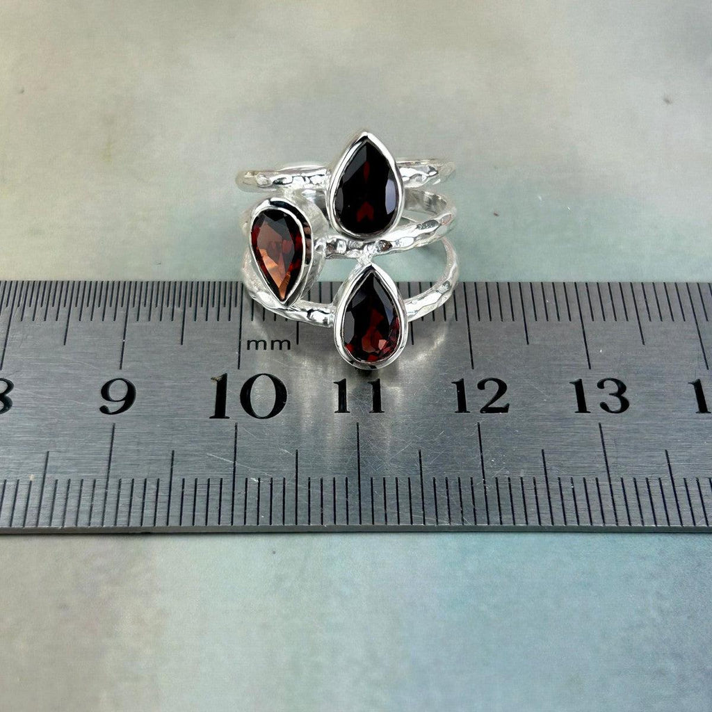 Elegant Garnet Ring