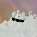 Assorted Gemstone Three Stone Stacker Rings