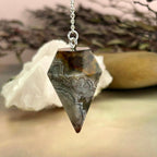 Swirl Pattern Crystal Pendulum