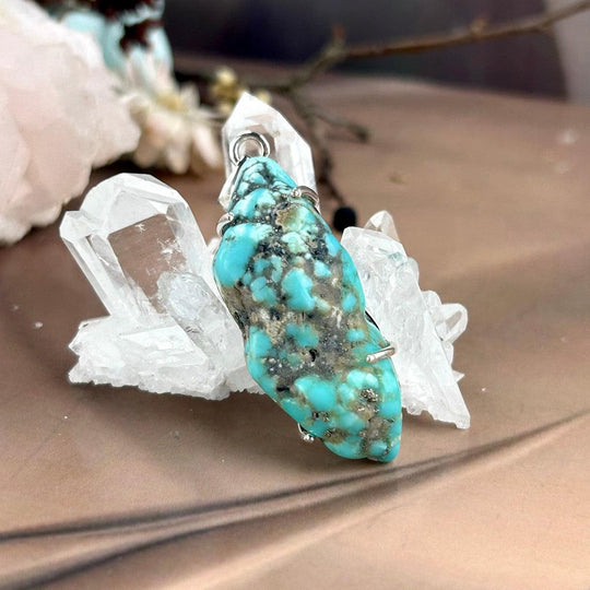Turquoise Freeform Nugget Pendant