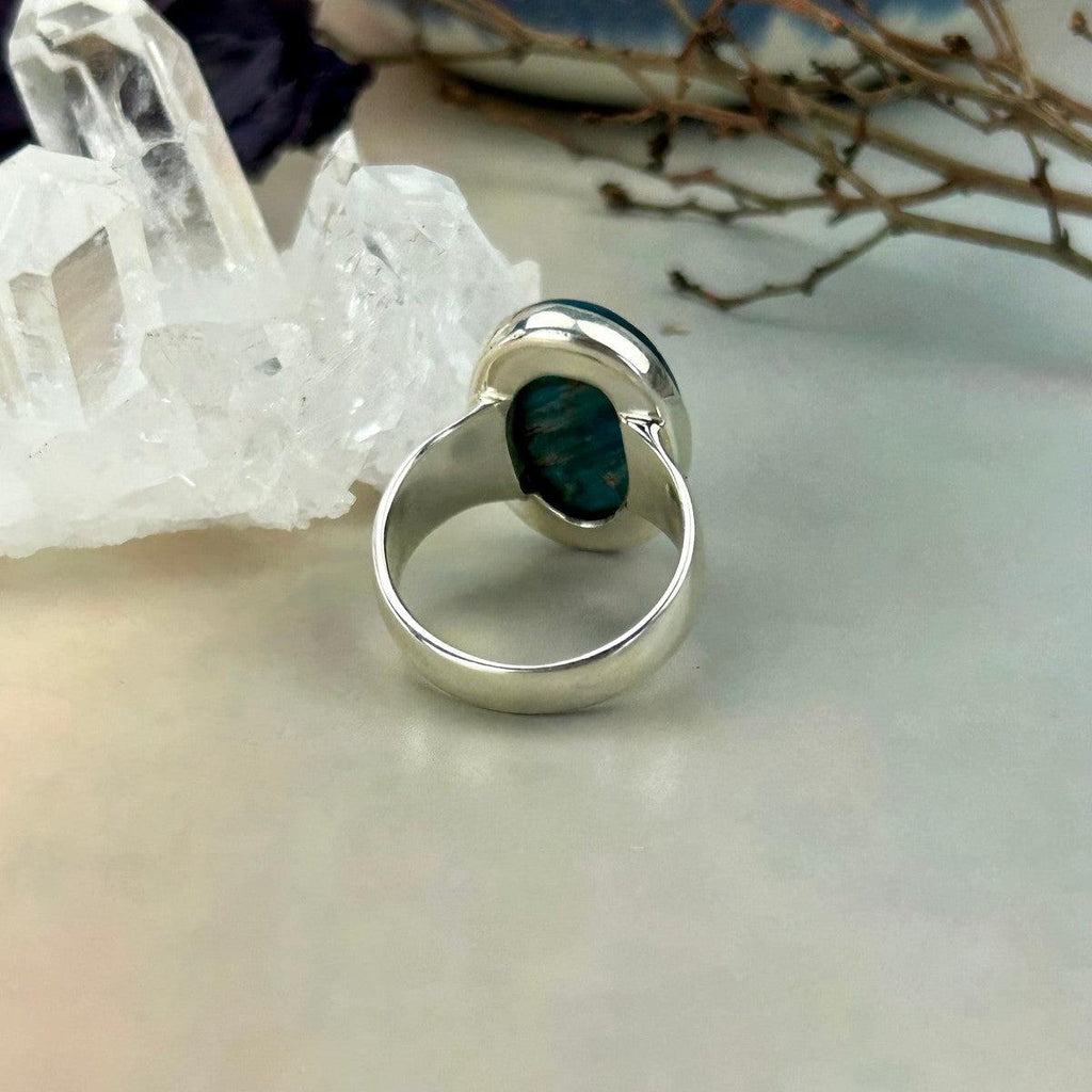 Blue Apatite Ring