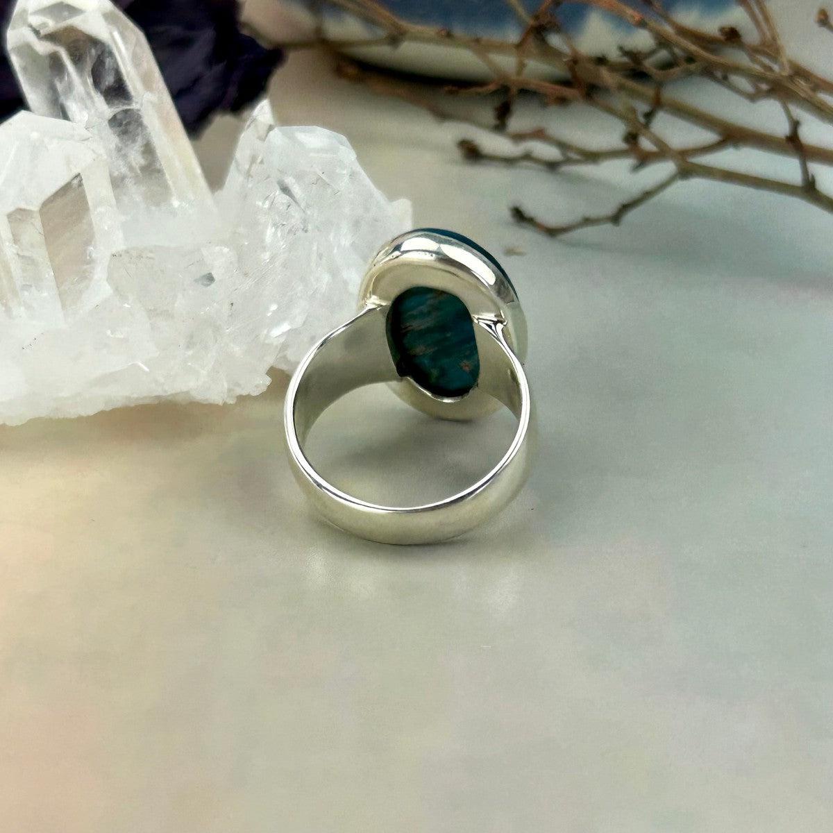 Blue Apatite Ring