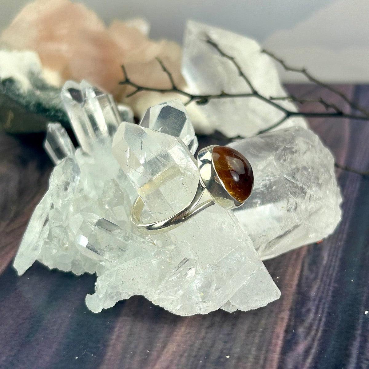Medium Size Citrine Ring