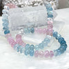 Morganite & Aquamarine (High Grade) 4-5mm Bead Necklace