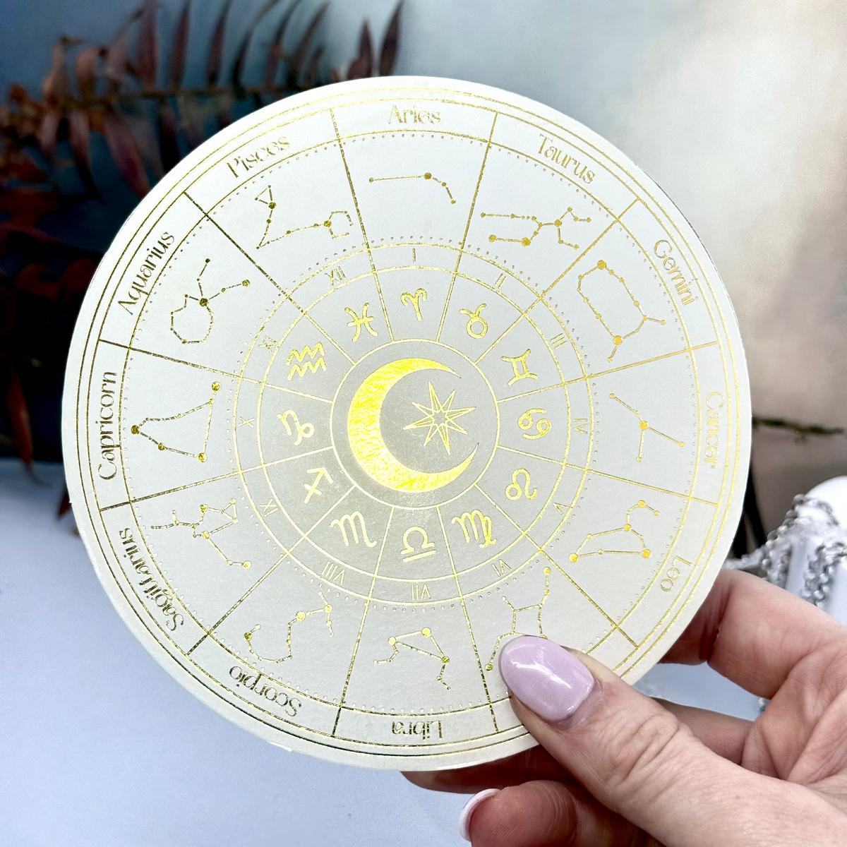 Gold Foil Astrology Box