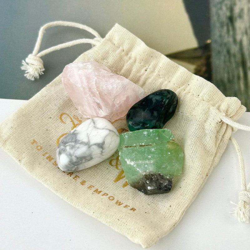 Heart Chakra Crystal Pack