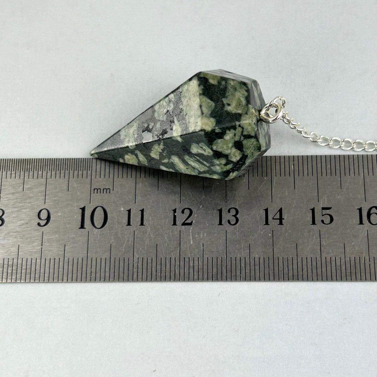 Crystal Pendulum On Silver Chain