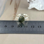 Certified Moldavite Ring